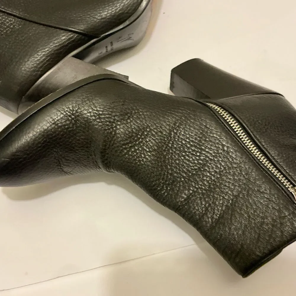 Giuseppe Zanotti Black Leather Ankle Booties size 39